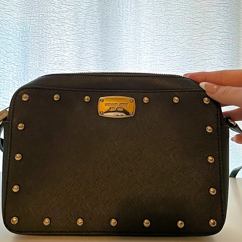 Black studded MK Crossbody!